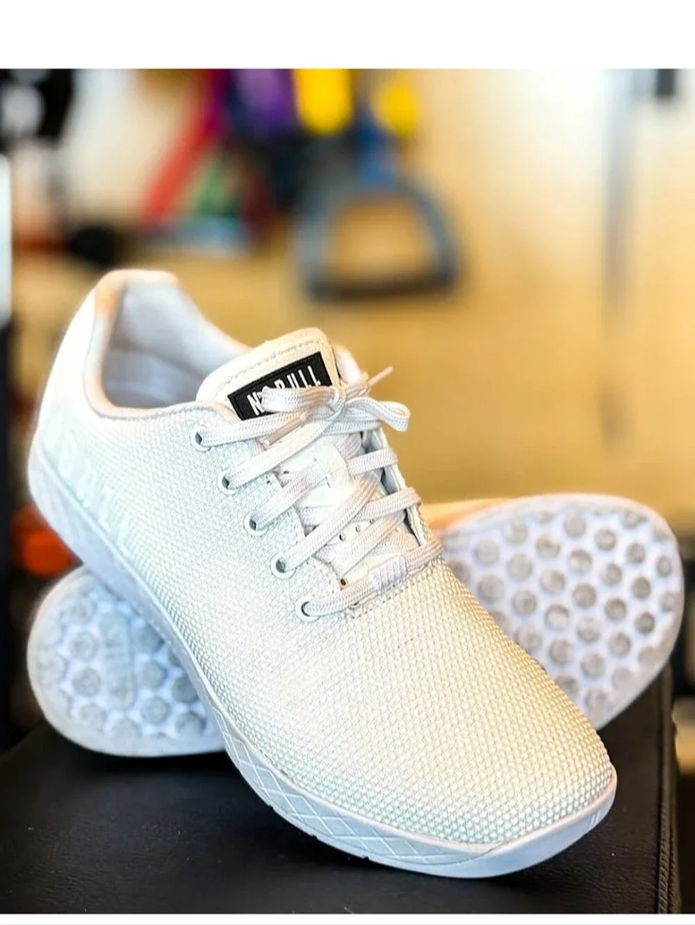 🆕️ NOBULL Outwork Trainer Sneakers Vanilla Women's 10 Men's 8.5 CrossFit Gym